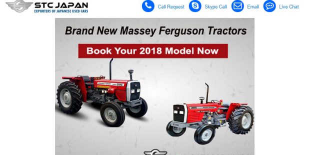 Import Massey Ferguson Tractors from Japan